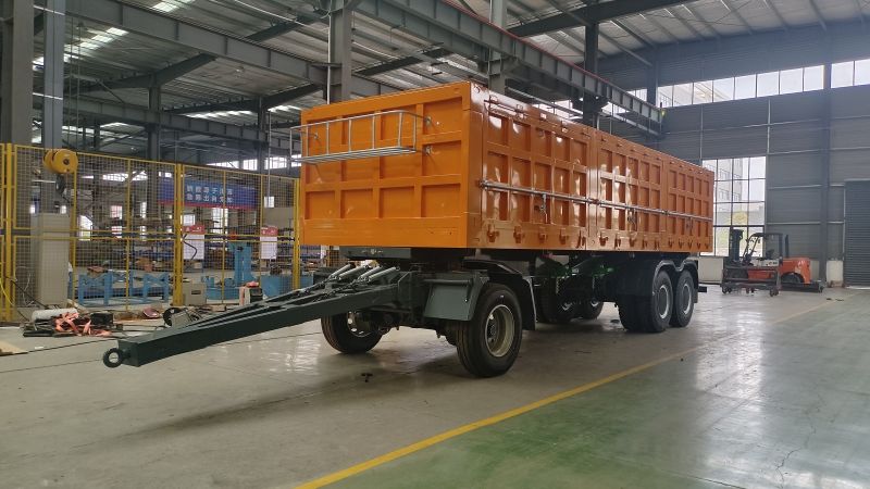 侧翻自卸全挂车